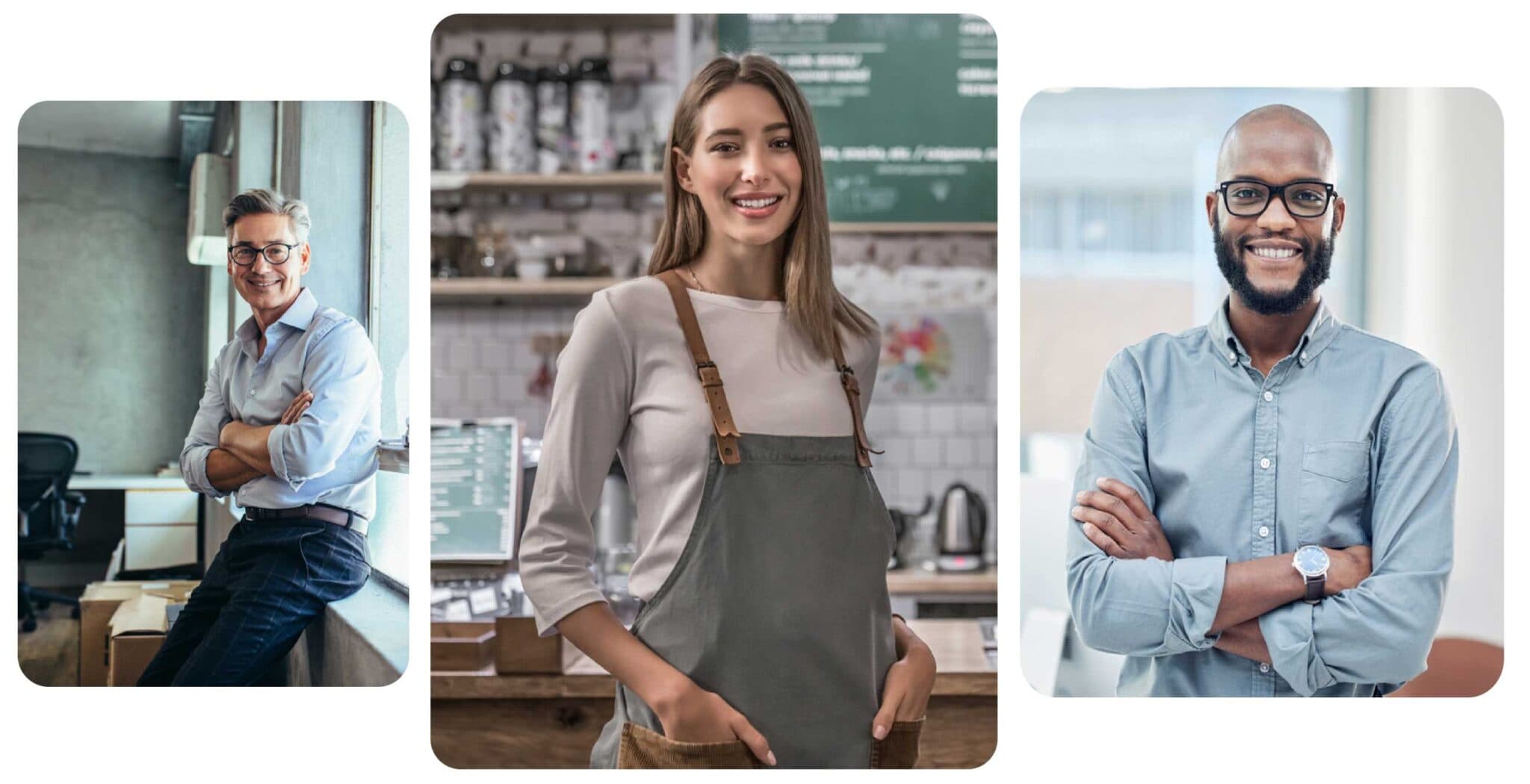 Business professionals supported by UCBS across retail, hospitality and office sectors