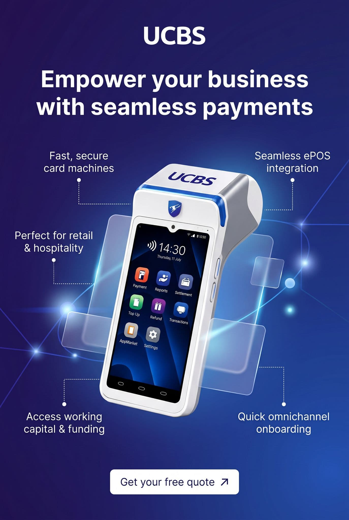 Merchant Services service from UCBS Ltd